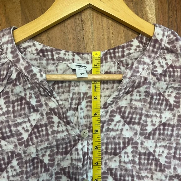 Sonoma Women’s Blouse Size L - Picture 8 of 13
